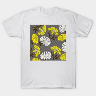 Poppy Yellow and White Flower T-Shirt